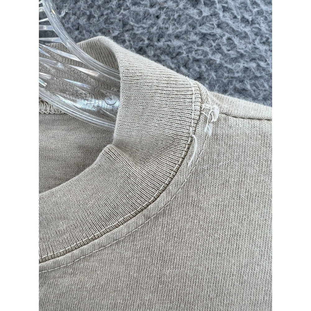 BADGER SPORTSWEAR‎ T Shirt CAYMAN ISLAND Men's XL US Single Stitch Beige READ - Picture 16 of 16